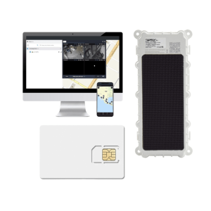 KIT Dispositivo de Seguimiento de Activos / Protección IP67 /  Recargable Li 9600 mAh / LTE Cat-M1/NB-IoT / Tamaño Compacto / Funciona con Energía Solar / + EPCOMGPSANUAL + SIM500MB2Y