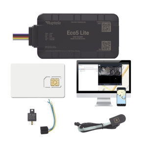 Rastreador Vehicular y Monitoreo de Flota / BLE 5.0 y GNSS / LTE CAT1 y LTE-M con Respaldo 2G / GNSS U-blox / MiKado IP54 / -20 °C a +40 °C / Acelerómetro de 3 Ejes / Suministro 9-32 V / Batería Interna