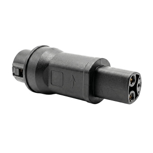 Adaptador de Conector EV / Entrada Tipo 1 (SAE J1772) / Salida NACS / 7 kW / 32 A / 220 V AC / Monof?sico / Uso Interior y Exterior