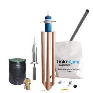 Kit Pararrayo PDC Dat Controler Plus, Avance de Cebado:15 µs. Diámetro de Protección Máx: 70 m. Incluye Electrodo y Accesorios p/Torre.