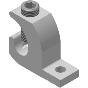 Conector Lay-in de Aluminio / 3/0-6 AWG / Terminal 0.33" (8.38 mm) / Estañado / Dual Cobre-Aluminio / 90°C / UL-CSA