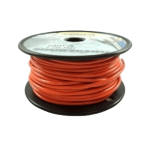 Cable Eléctrico Color Naranja Calibre 14 / Rollo de cable de 100 pies / UL 1015-1230 / Cobre Estañado Clase K / 600 Voltios / 105°C Seco - 75°C Húmedo / Aislante PVC Retardante de Llama VW-1 / Resistente a Humedad, Abrasi&oacu
