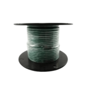 Cable Marino Primario Color Verde Calibre 10 AWG / 100 Pies Rollo / Retardante de Llama PVC Verde / Cobre Estañado Clase K / 600V 105°C / Cumple UL 1015-1028-1230-1231 / Grado Marino