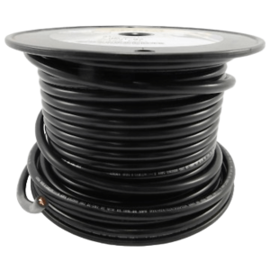 Cable Primario Marino Color Rojo Calibre 8 AWG / 100 Pies Rollo / PVC Retardante de Llama Negro / Cobre Estañado Clase K / 600V 105°C / Cumple UL 1015-1028-1230-1231