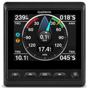Pantalla Náutica QVGA Color 4" GMI™ 20 / Resolución 320x240 / Montaje Plano o Empotrado / Vidrio Templado / IPX7 / Compatible NMEA 0183 / Autoencendido / Retroiluminación