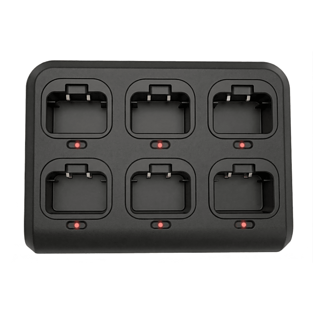 Multicargador Compatible con baterías TX-320BAT para radios TX320
