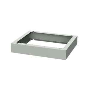 Base de Piso (Zocalo) de Aluminio para Gabinetes ComLine OSP de Medidas 700x600 mm, Color Gris