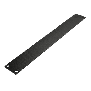Tapa Ciega para Rack de 19 Pulgadas, 1 UR, Acero Negro