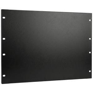 Tapa Ciega para Rack de 19 Pulgadas, 3 UR, Acero Negro