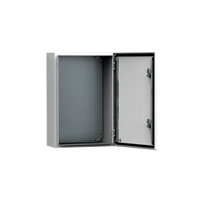Gabinete de Uso Exterior MAS 500 x 400 x 210 mm NEMA 4/12/13; IP66; IK10 de Acero Dulce 1.5 mm con Platina de Montaje Incluida Color Gris Claro