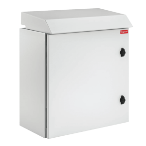 Gabinete Rack 12 UR ProTek Tipo 3R Exterior con Ventiladores Termostáticos / 61.2 cm x 60 cm x 61 cm (24.09 in x 23.6 in x 24 in) / Acero Gris RAL 7035  / Protección IP32 IK10