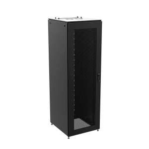 Gabinete de Telecomunicaciones ProLine S1 48 UR  Dimensiones 2350 x 800 x 1200 mm Acero color Negro RAL 9005 / Puertas Perforadas / Certificaciones UL-cUL