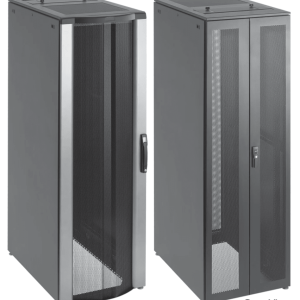 Gabinete para Servidores ProLine FloTek 42 UR Con Puertas Perforadas Alta Ventilación, Profundidad Extendida 1200 mm y Ancho 600 mm Acero Color Negro