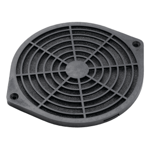 Kit Filtro Protector de dedos para Ventilador 6 Pulgadas con Filtro Extraíble Lavable / Incluye Herrajes / Material Plástico Negro Mate