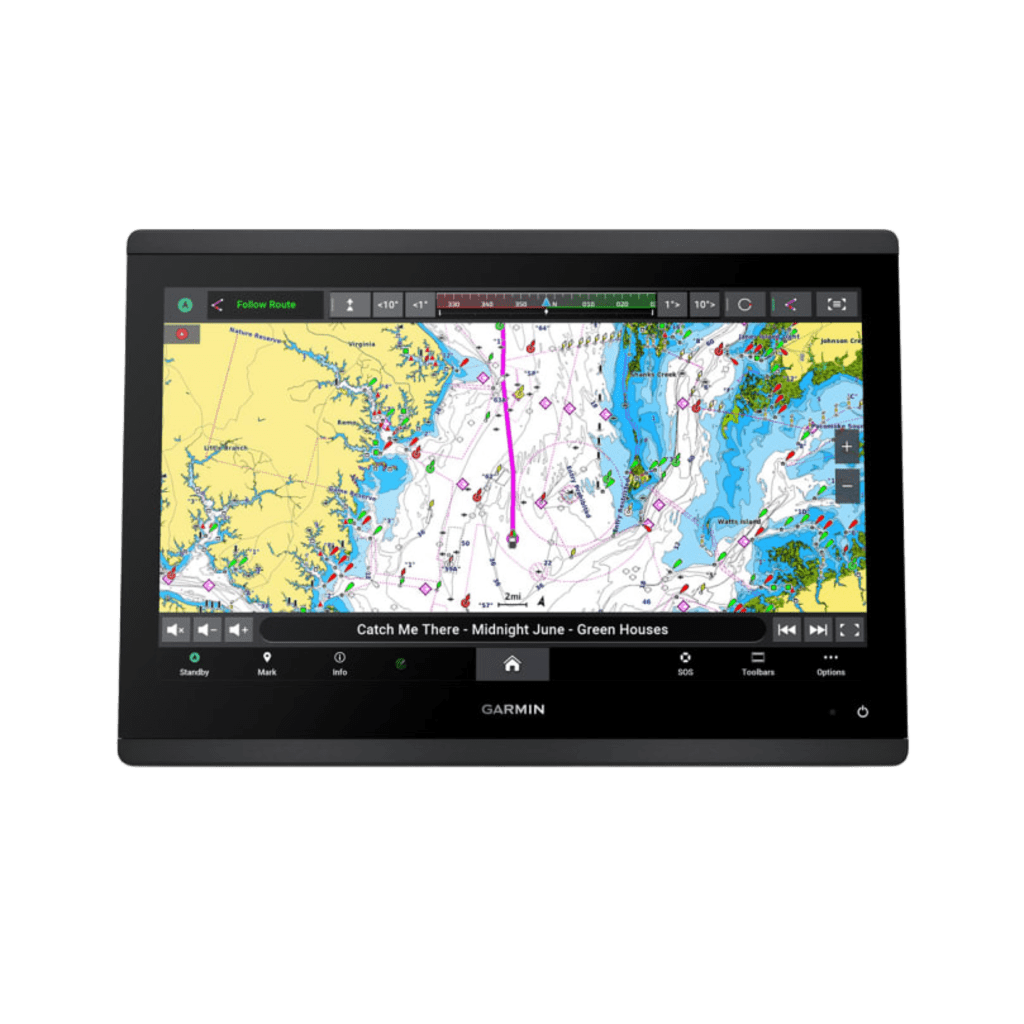Sistema de Navegación Marina GPSMAP 1643 / Integración Multi-Motor / Conectividad Digital OneHelm™ / Cartas Garmin Navionics+™ / Sonar Integrado / Gestión Remota