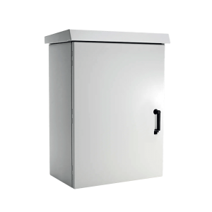Gabinete Para Exterior OSP ComLine de 18 UR, 700 mm de Ancho, 600 mm de Profundidad De Aluminio, Color Gris Claro Con Protección NEMA 4/12/4X/3/3R; IP66