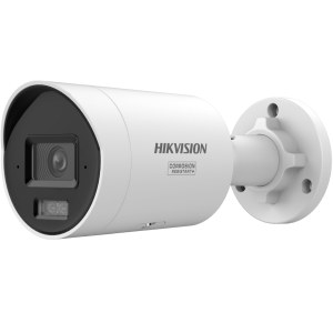 Bala IP 6 Megapixel / Lente 2.8 mm /  Dual Light (40 mts IR + 40 mts Luz Blanca) / Darkfighter S / Microfono Integrado /  Exterior IP67 / WDR 130 dB / 4 Analíticos: AcuSense, Deteccion Facial, Conteo de Personas por Cruce y Zona