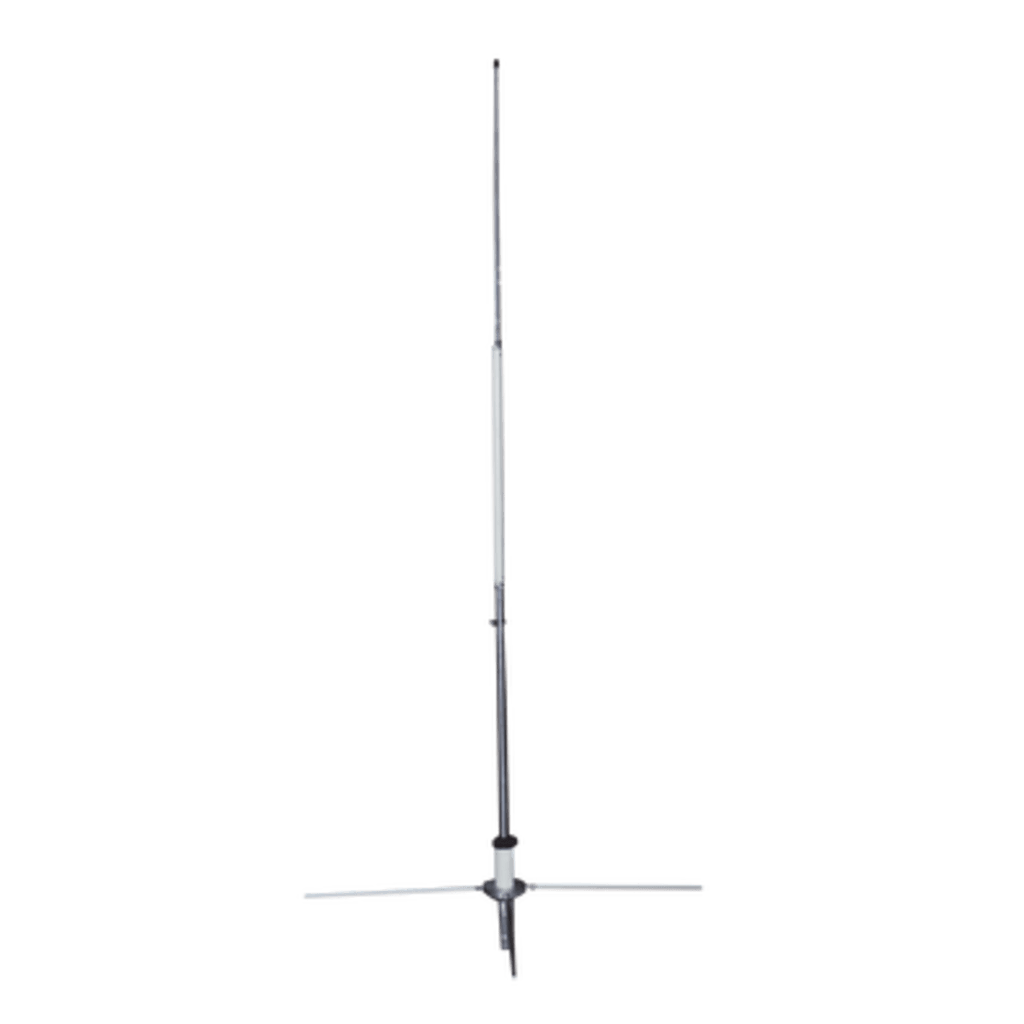 Antena base VHF, omnidireccional, rango de frecuencia 144 - 174 MHz