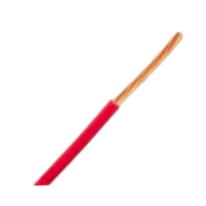 Bobina de 304.8 Metros (1000 Pies) de Cable Automotriz 16 AWG Color Rojo / Cable Primario TXL / Conductor Cobre Desnudo 19/29 / Aislamiento XLPE / Rango Temp. -51?C a 125?C / Especificaciones Ford y Chrysler