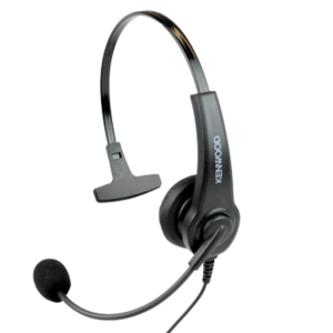 Diadema ligera sobre la cabeza con bocina, micrófono tipo boom y PTT en línea para NX-5200 NX-5300 NX-200 NX-300 NX-3200 NX-3300 TK-480