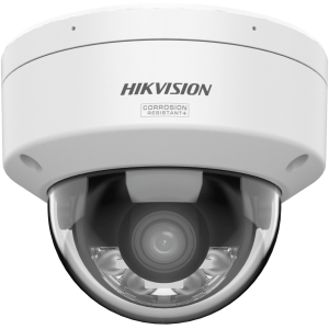 Domo IP 6 Megapixel / Lente 2.8 mm / Dual Light (40 mts IR + 40 mts Luz Blanca) / Darkfighter S / Exterior IP67 / IK10 / Microfono Integrado / WDR 130 dB / 4 Analíticos: AcuSense, Deteccion Facial, Conteo de Personas por Cruce y Zona