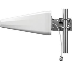 Antena Direccional Log Periódica / 698-960 MHz y 1710-2700 MHz / Ganancia 11 dBi / 100 W / Interior y Exterior