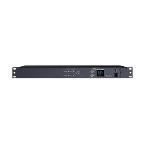 PDU ATS (Fuente Redundante Auto-transferible) Medible, Para Distribución de Energía, 2 Entradas 120 Vca NEMA5-15P, Con 10 Salidas NEMA 5-15R, Horizontal 19in, 1UR