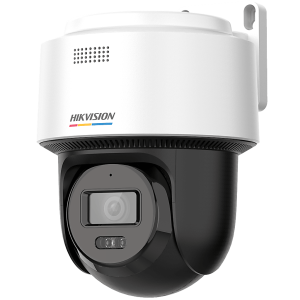 [ColorVu + Dual Light] Cámara Exterior PT TurboHD 3K  / Audio Bidireccional y Sirena / Luz Blanca 40 m / IP66 / -30°C a 60°C / Material Plástico