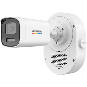 [SOUNDMAX] Cámara Bala TURBOHD 2 Megapixel (1080p) / ColorVu / Audio Bidireccional + Sirena / Luz Blanca 40 m + IR 40 m / IP67 / Luz Dual / Exterior IP67