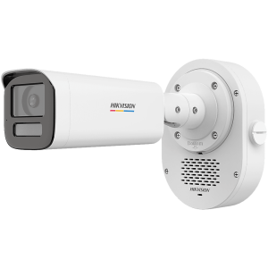 [SoundMax] Cámara Bullet TurboHD 2 Megapixel / ColorVu / Audio Bidireccional / Sirena Integrada / Luz Dual 60m IR + 60m Luz Blanca / Exterior IP67 / Alarma Audible y Estroboscópica / 90° de Visión