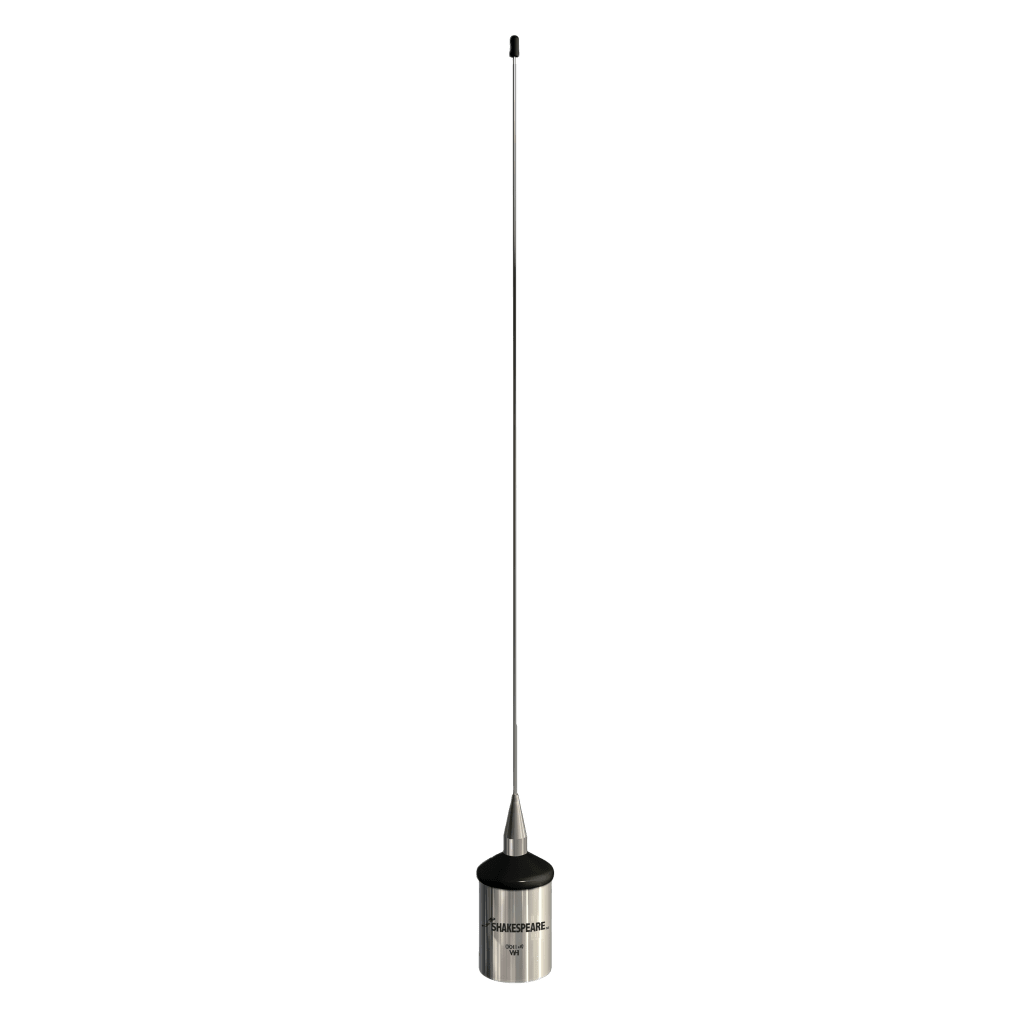 Antena Marina VHF de Acero Inoxidable / Ganacia de 3 dB / Potencia de Entrada 50 W