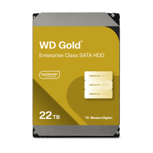 Disco Duro Empresarial WD Gold / SATA 6 Gb/s / 22 TB / 7200 RPM / Tecnología HelioSeal / ArmorCache / 5 Años Garantía / 2.5M Horas MTBF