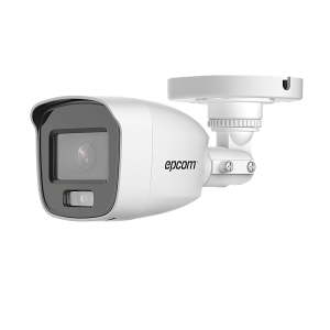 [Dual Light + ColorVu] Bala TURBOHD 2 Megapixel (1080p) / Lente 2.8 mm / 20 mts IR EXIR + 20 mts Luz Blanca / Micrófono Integrado / Exterior IP66 / Metal / dWDR