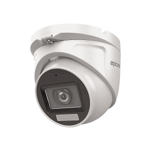 [Dual Light + ColorVu] Turret TURBOHD 2 Megapixel (1080p) / Lente 2.8 mm / 30 mts IR EXIR + 20 mts Luz Blanca / Micrófono Integrado / Exterior IP66 / Metal / dWDR