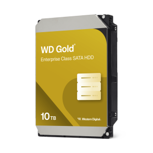 Disco Duro Empresarial WD Gold / SATA 6 Gb/s / 10 TB / 7200 RPM / Tecnología HelioSeal / ArmorCache / 5 Años Garantía / 2.5M Horas MTBF