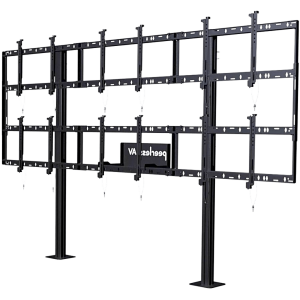 Soporte Modular para Video Wall Pedestal / Configuración 3x2 / Para Pantallas 46" a 55" / Hasta 5" de Profundidad (127 mm) / Ajuste Sin Herramientas / 8 Puntos de Alineación / Estructura de Aluminio / Compatibilidad VESA 200x2