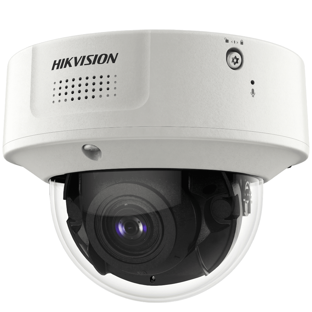 Domo IP 8 Megapixel / Lente Mot. 8 a 32 mm / DARKFIGHTER / WDR 120 dB / IK10 / IR 30 mts / / Micrófono Integrado