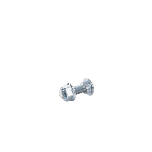 Tornillo + tuerca milimétrico, con acabado Electro Zinc