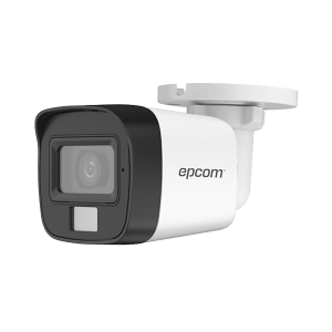 [Dual Light + ColorVu] Bala TURBOHD 2 Megapixel (1080p) / Lente 2.8 mm / 30 mts IR EXIR + 20 mts Luz Blanca / Audiobidireccional / Exterior IP67 / Metal / dWDR